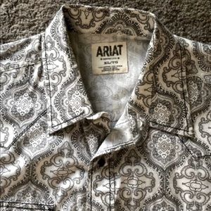 Ariat paisley dress shirt